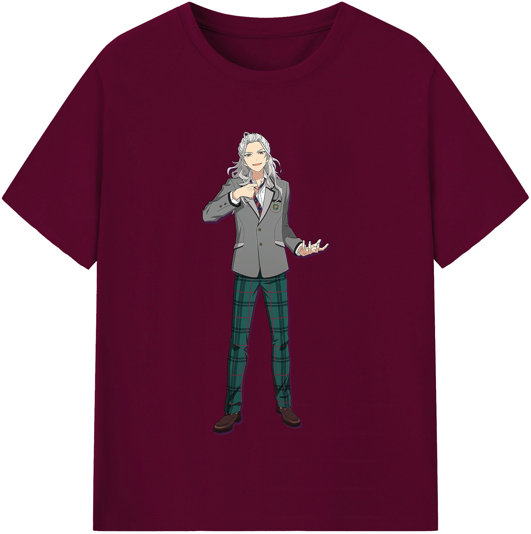 （画像用） あんさんぶるスターズ! Ensemble Stars レディースカジュアルプリントTシャツ（綿100％）